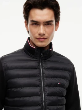 nahlad Tommy Hilfiger pánska čierna bunda