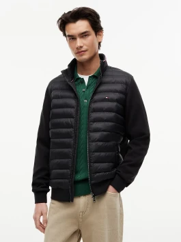 nahlad Tommy Hilfiger pánska čierna bunda