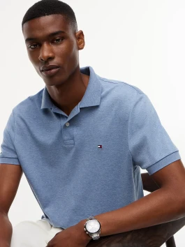 nahlad Tommy Hilfiger pánske modré polo tričko