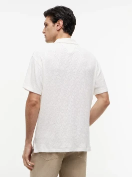 nahlad Tommy Hilfiger pánske krémové polo tričko