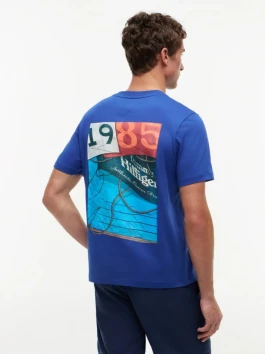 nahlad Tommy Hilfiger pánske modré tričko