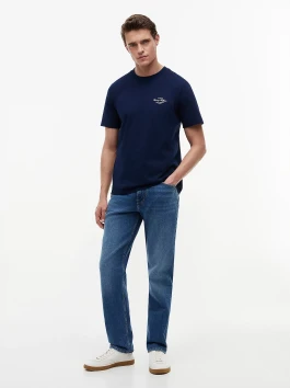 nahlad Tommy Hilfiger pánske tmavo modré tričko