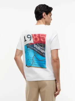 nahlad Tommy Hilfiger pánske biele tričko