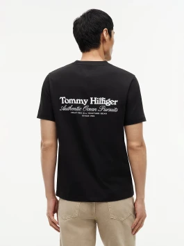 nahlad Tommy Hilfiger pánske čierne tričko
