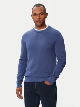 nahlad Tommy Jeans pánsky modrý sveter