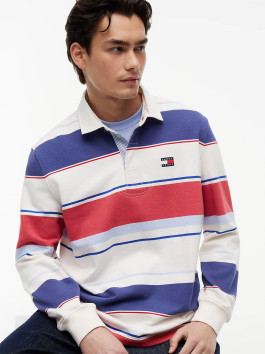 nahlad Tommy Jeans pánska pruhovaná mikina