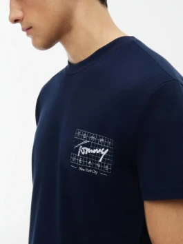 nahlad Tommy Jeans pánske tmavo modré tričko