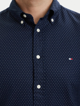 nahlad Tommy Hilfiger pánska tmavo modrá košeľa