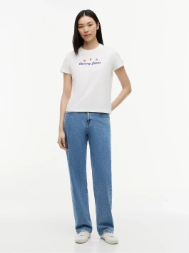 nahlad Tommy Jeans dámske biele tričko