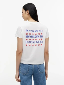 nahlad Tommy Jeans dámske biele tričko