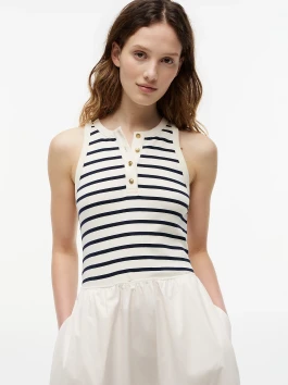 nahlad Tommy Hilfiger dámske krémové šaty