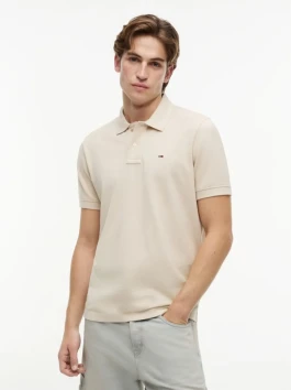 nahlad Tommy Jeans pánske béžové polo tričko