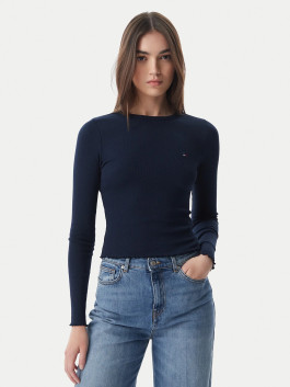 nahlad Tommy Jeans dámske tmavo modré tričko