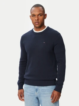 nahlad Tommy Jeans pánsky tmavomodrý sveter