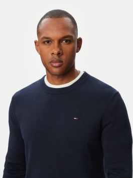 nahlad Tommy Jeans pánsky tmavomodrý sveter