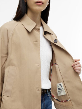 nahlad Tommy Hilfiger dámska béžová bunda