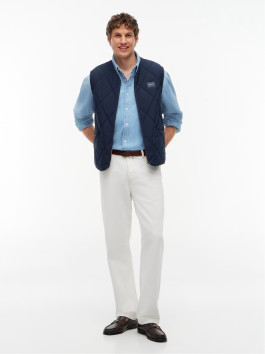 nahlad Tommy Hilfiger pánska tmavo modrá vesta