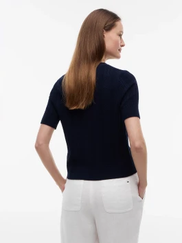 nahlad Tommy Hilfiger dámsky tmavomodrý svetrík