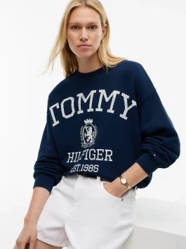 nahlad Tommy Hilfiger dámska tmavo modrá mikina