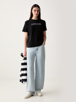 nahlad Calvin Klein dámske čierne tričko