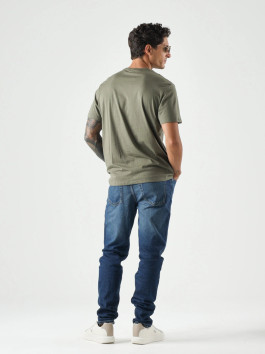 nahlad Calvin Klein pánske khaki tričko