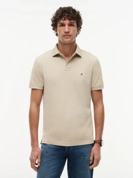 nahlad Tommy Hilfiger pánske béžové polo tričko
