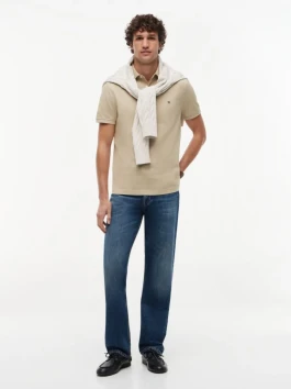 nahlad Tommy Hilfiger pánske béžové polo tričko