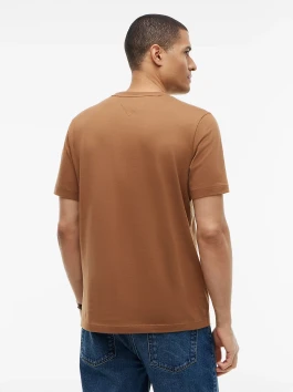 nahlad Tommy Hilfiger pánske hnedé tričko