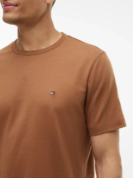 nahlad Tommy Hilfiger pánske hnedé tričko