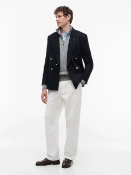nahlad Tommy Hilfiger pánsky šedý sveter