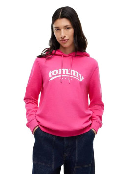 nahlad Tommy Jeans dámska ružová mikina