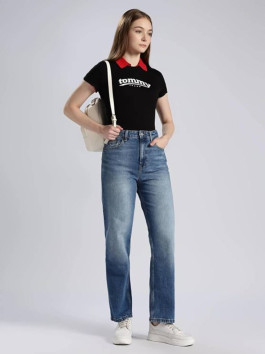 nahlad Tommy Jeans dámske čierne tričko