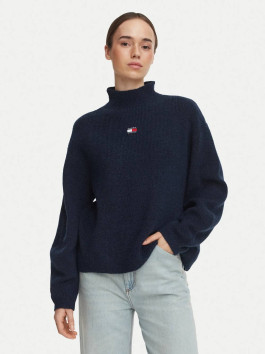 nahlad Tommy Jeans dámsky modrý sveter