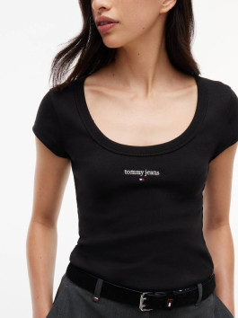nahlad Tommy Jeans dámske čierne tričko