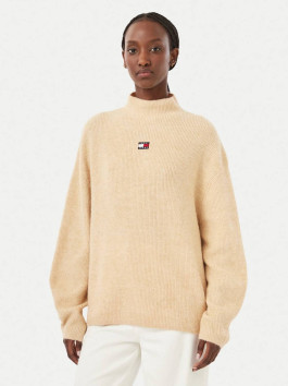 nahlad Tommy Jeans dámsky béžový sveter
