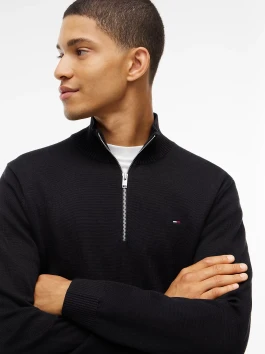 nahlad Tommy Jeans pánsky čierny sveter