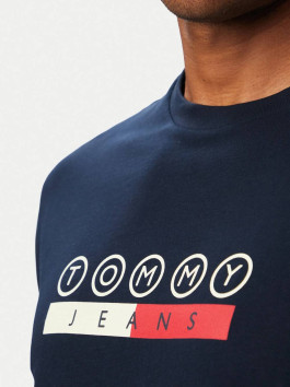 nahlad Tommy Jeans pánske modré tričko