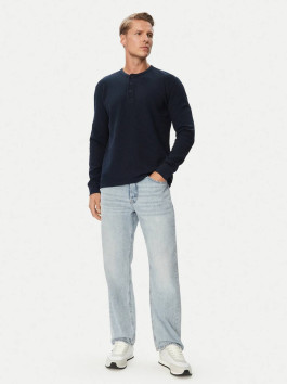 nahlad TJM REG WASHED WAFFLE HENLEY