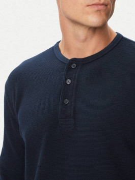 nahlad TJM REG WASHED WAFFLE HENLEY