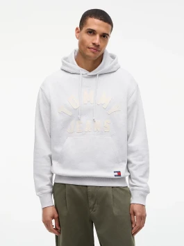 nahlad Tommy Jeans pánska šedá mikina