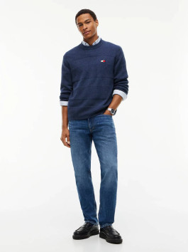 nahlad Tommy Jeans pánsky modrý sveter