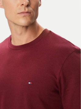 nahlad Tommy Hilfiger pánske vínové tričko