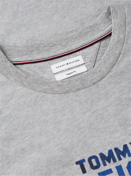 nahlad Tommy Hilfiger pánske šedé tričko