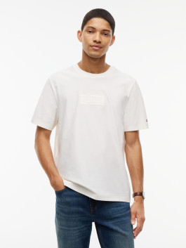nahlad Tommy Hilfiger pánske krémové tričko