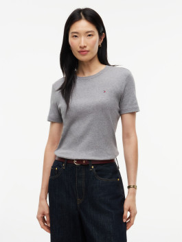 nahlad Tommy Hilfiger dámske šedé tričko