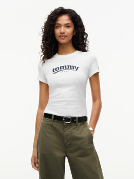 nahlad Tommy Jeans dámske biele tričko