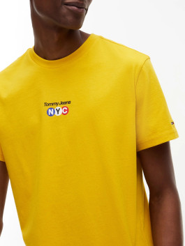 nahlad Tommy Jeans pánske žlté tričko