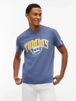 nahlad Tommy Jeans pánske modré tričko