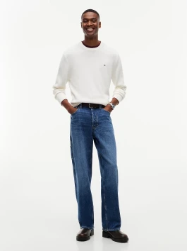 nahlad Tommy Jeans pánsky biely sveter