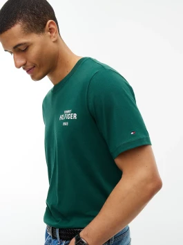 nahlad Tommy Hilfiger pánske zelené tričko
